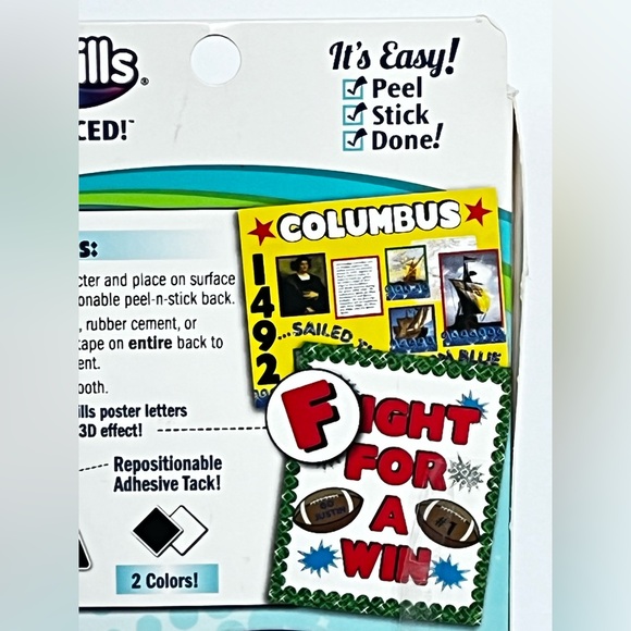 Repositionable Poster Letters & Numbers - Picture 7 of 11